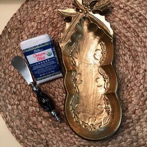 🎁🎁Gilded Holly Leaf Tray🎁🎁